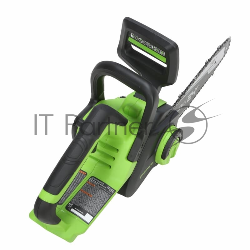 Цепная пила аккумуляторная GreenWorks GD24CS30K2, 24V, 30см, бесщеточная, c АКБ 2 Ач и ЗУ (2007007UA)