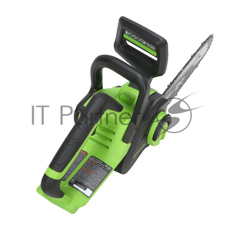 Цепная пила аккумуляторная GreenWorks GD24CS30K4, 24V, 30см, бесщеточная, c АКБ 4 Ач и ЗУ (2007007UB)
