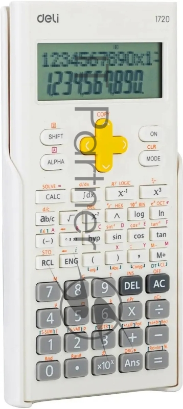 Калькулятор научный Deli E1720-white белый 12-разр.