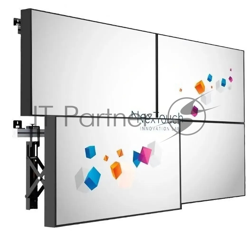 Панель NexTouch 55 NextPanel55W18 черный IPS LED 8ms 16:9 HDMI матовая 1200:1 500cd 178гр/178гр 1920x1080 DisplayPort USB 25кг (RUS)