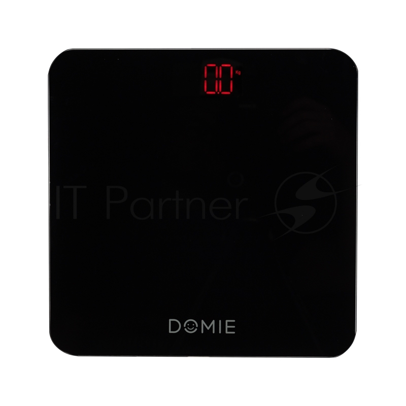 Весы электронные DOMIE с функцией Bluetooth подключения, до 180 кг, с цифровым дисплеем