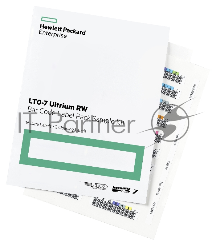 Наклейка HPE Q2014A LTO-7 Ultrium RW Bar Code Pack