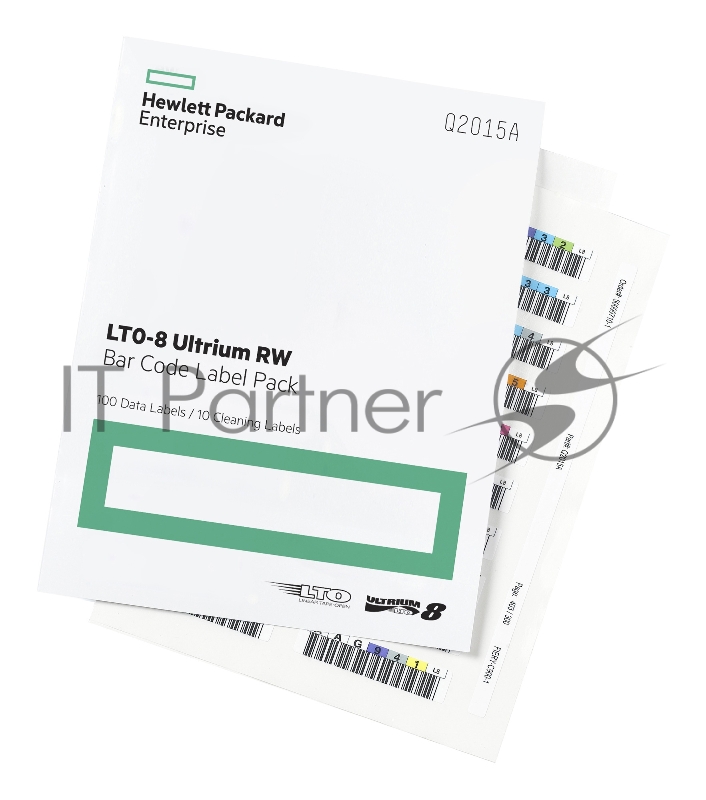 Наклейка HPE Q2015A LTO-8 Ultrium RW Bar Code Label Pack