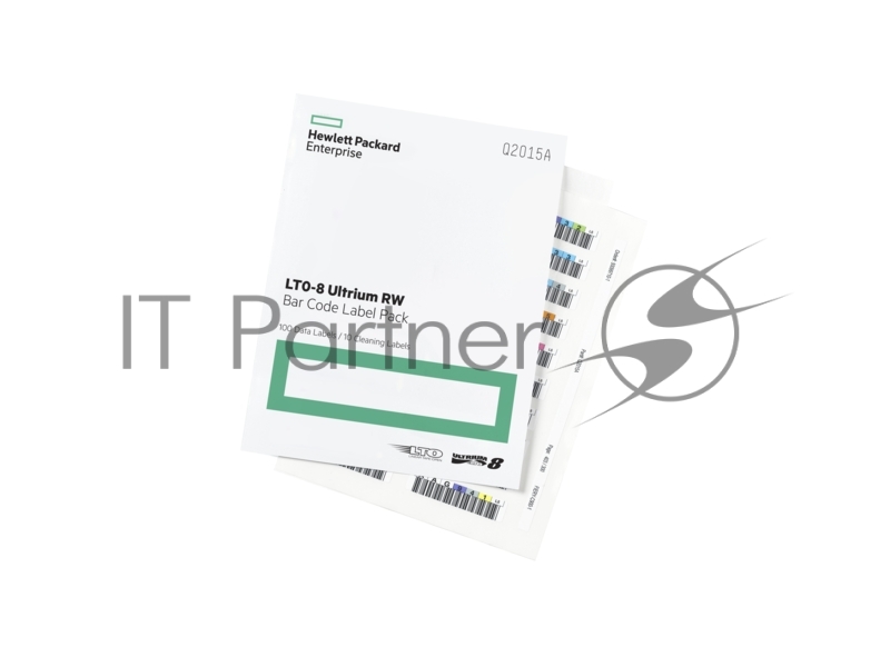 Наклейка HPE Q2015A LTO-8 Ultrium RW Bar Code Label Pack