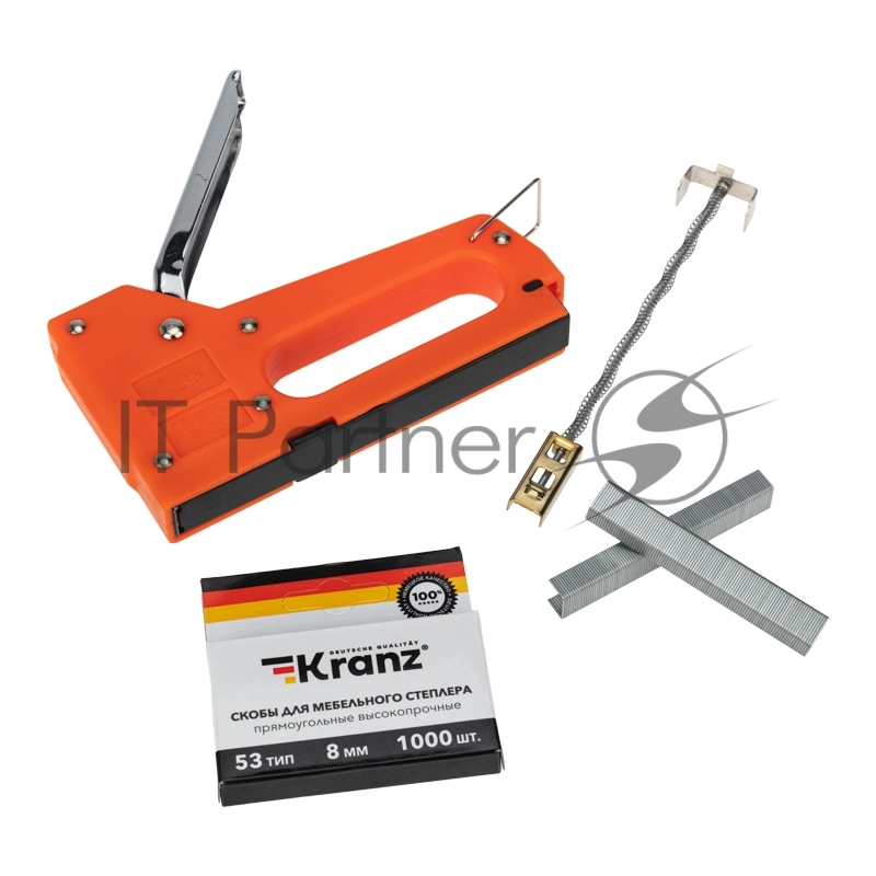 Набор: степлер с металлической ручкой + 2000 шт. скоб 8 мм (тип 53)