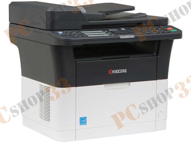 МФУ Kyocera ECOSYS FS-1120MFP A4, лазерный, принтер + сканер + копир + факс, ЖК, бело-серый (USB2.0)