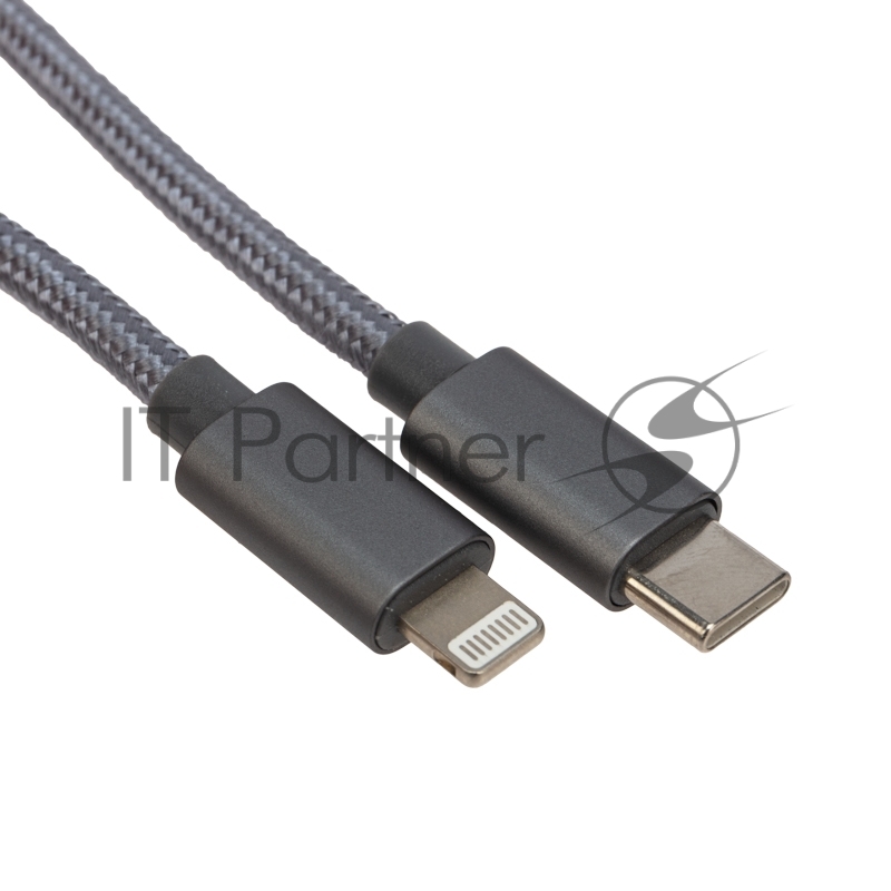 Кабель Type-C - Lightning PD/1m/nylon/gray REXANT