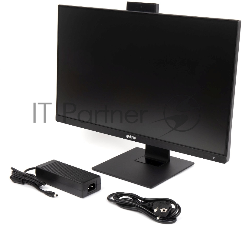 Моноблок Hiper V6 23.8 Full HD i5 10500 (3.1) 16Gb SSD512Gb UHDG 630 DVDRW CR Windows 10 Professional GbitEth WiFi BT 120W клавиатура мышь Cam черный 1920x1080