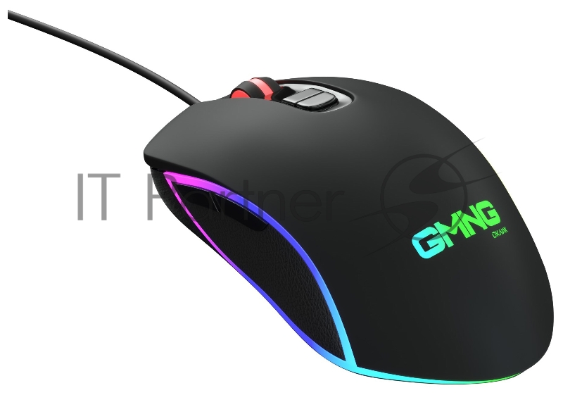 Мышь Оклик/Oklick GMNG 730GM черный оптическая (12000dpi) USB для ноутбука (7but)