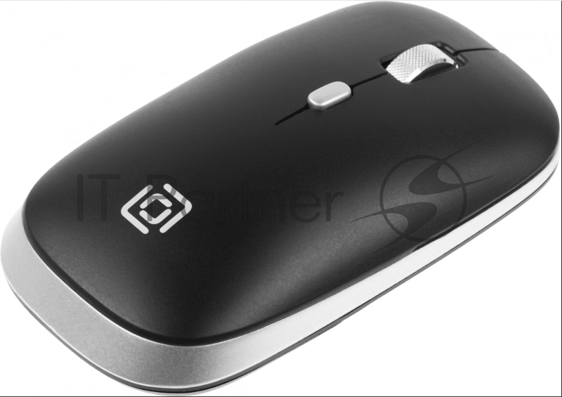 Мышь Оклик/Oklick 599MWB черный оптическая (1600dpi) silent беспроводная BT/Radio USB для ноутбука (4but)