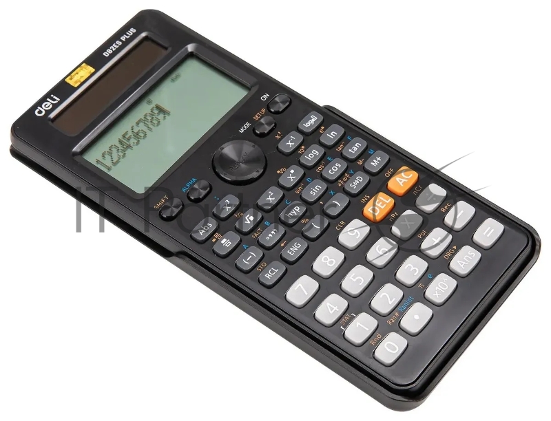 Калькулятор научный Deli ED82ES черный 10+2-разр.