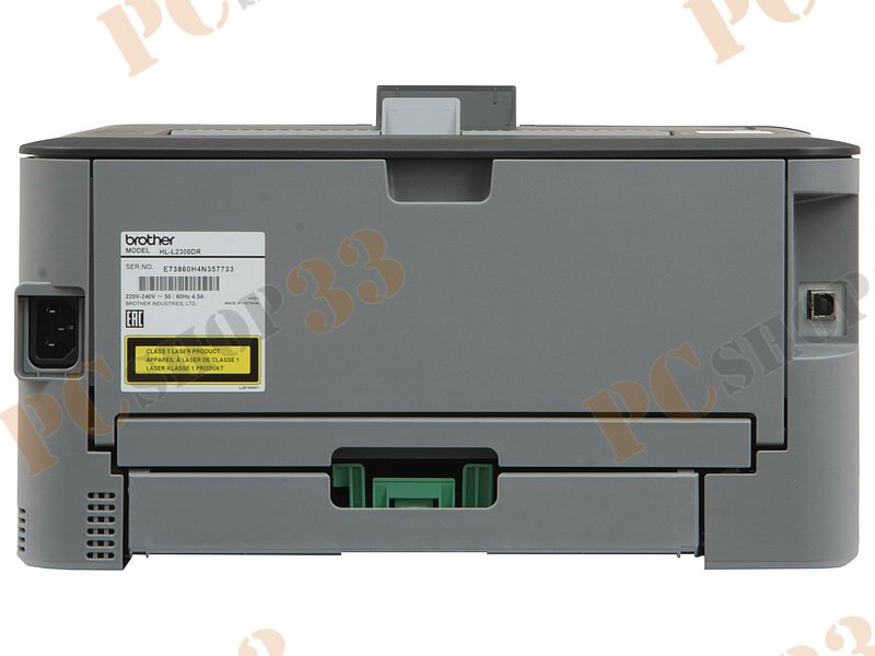 Лазерный принтер Brother HL-L2300DR A4, 2400x600dpi, черно-серый (USB2.0)