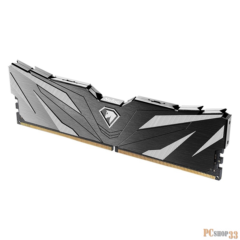 Модуль памяти DDR 5 DIMM 16Gb (8Gbx2), 4800Mhz, Netac Shadow II NTSWD5P48DP-16K, CL40, Black