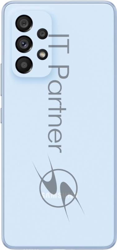 Смартфон Samsung SM-A536E Galaxy A53 5G 256Gb 8Gb небесно-голубой моноблок 3G 4G 2Sim 6.5 1080x2400 Android 12 64Mpix 802.11 a/b/g/n/ac NFC GPS GSM900/1800 GSM1900 Ptotect microSD max1024Gb