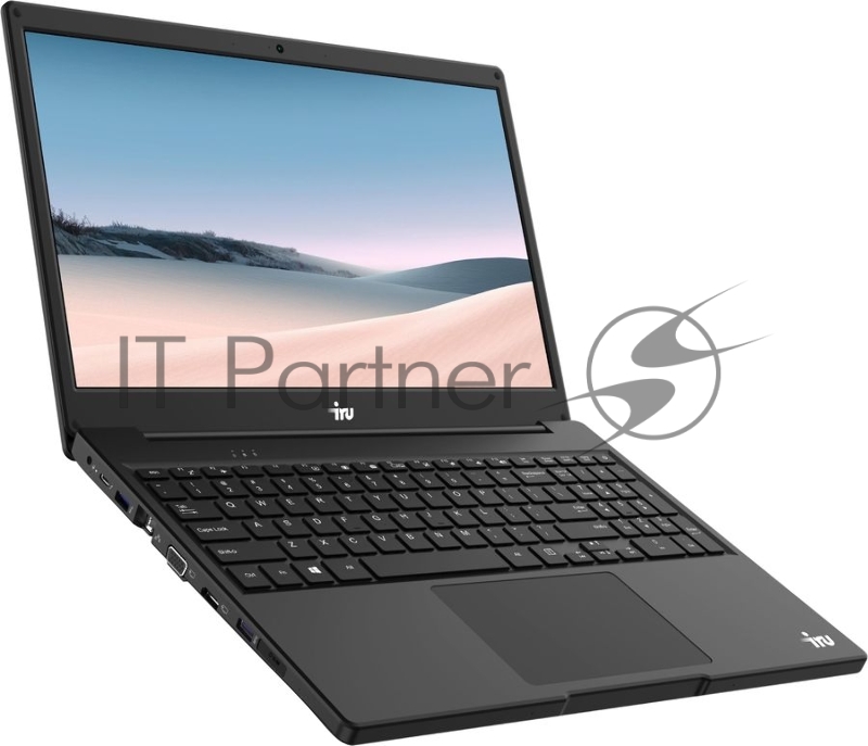 Ноутбук IRU Калибр 15Y Core i7 8550U 8Gb SSD256Gb Intel UHD Graphics 620 15.6 IPS FHD (1920x1080) Windows 11 Home Single Language 64 black WiFi BT Cam 8000mAh