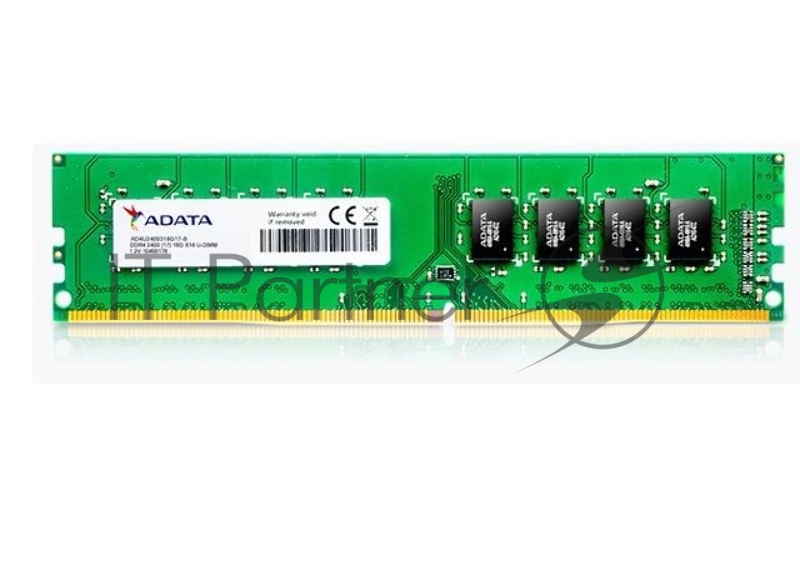 Модуль памяти AData DIMM DDR4 4GB AD4U2400W4G17-S PC4-19200, 2400MHz