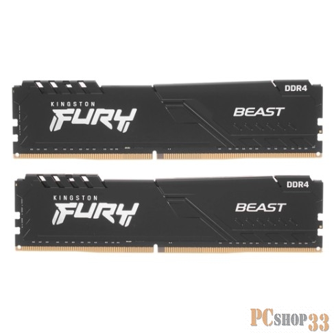 Память DDR4 2x16Gb 3200MHz Kingston KF432C16BBK2/32-SP Fury Beast Black RTL PC4-25600 CL16 DIMM 288-pin 1.35В single rank