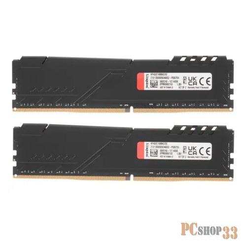 Память DDR4 2x16Gb 3200MHz Kingston KF432C16BBK2/32-SP Fury Beast Black RTL PC4-25600 CL16 DIMM 288-pin 1.35В single rank