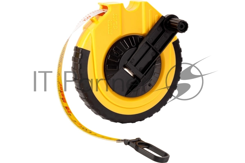 Мерная лента Deli DL9820ZY 20м x 14.5мм Ударопрочный корпус. Основной класс точности. Метрическое полотно из стекловолокна и ПВХ.