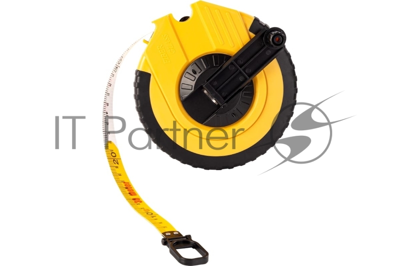 Мерная лента Deli DL9830ZY 30м x 14.5мм Ударопрочный корпус. Основной класс точности. Метрическое полотно из стекловолокна и ПВХ.