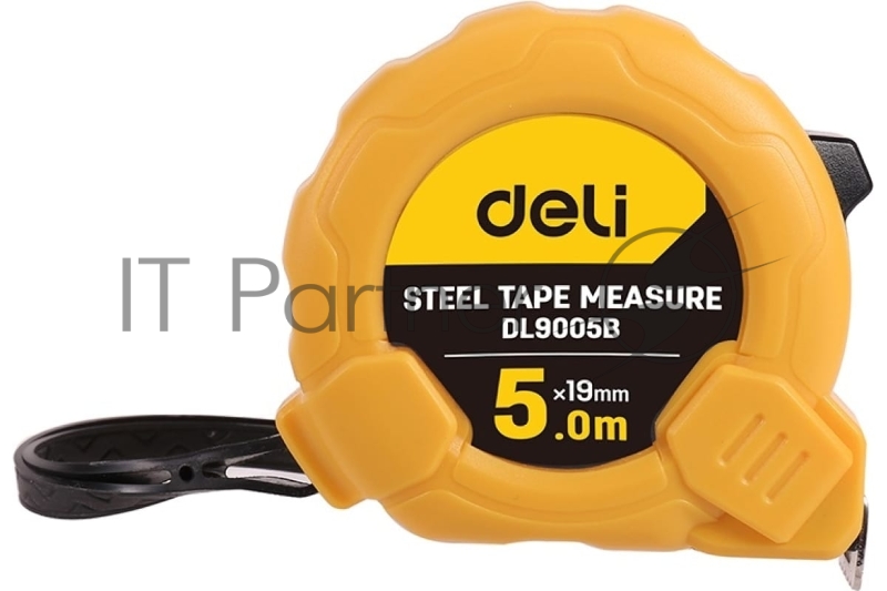 Рулетка Deli DL9005B 5м*19мм Метрическая. Корпус ударопрочный.
