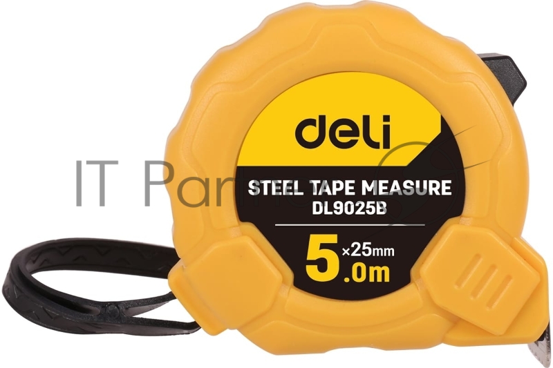Рулетка Deli DL9025B 5м*25мм Метрическая. Корпус ударопрочный.