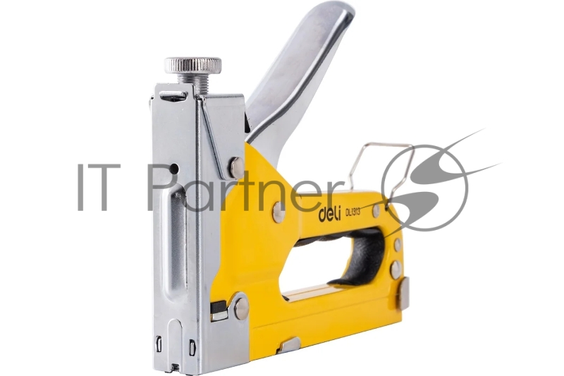 Мебельный степлер Deli DL1313 3-в-1. 4-8мм. 0,6 кг. Полностью стальная конструкция. Подходит для D/U/T.