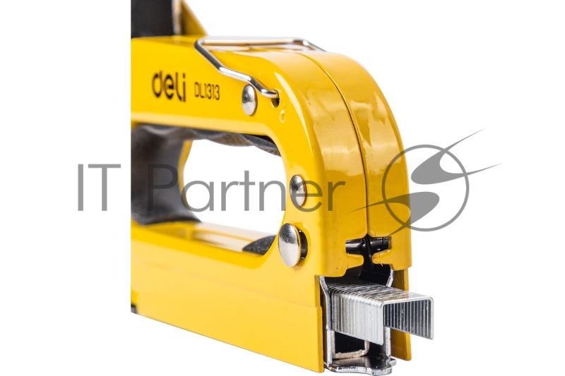 Мебельный степлер Deli DL1313 3-в-1. 4-8мм. 0,6 кг. Полностью стальная конструкция. Подходит для D/U/T.