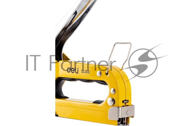 Мебельный степлер Deli DL1313 3-в-1. 4-8мм. 0,6 кг. Полностью стальная конструкция. Подходит для D/U/T.