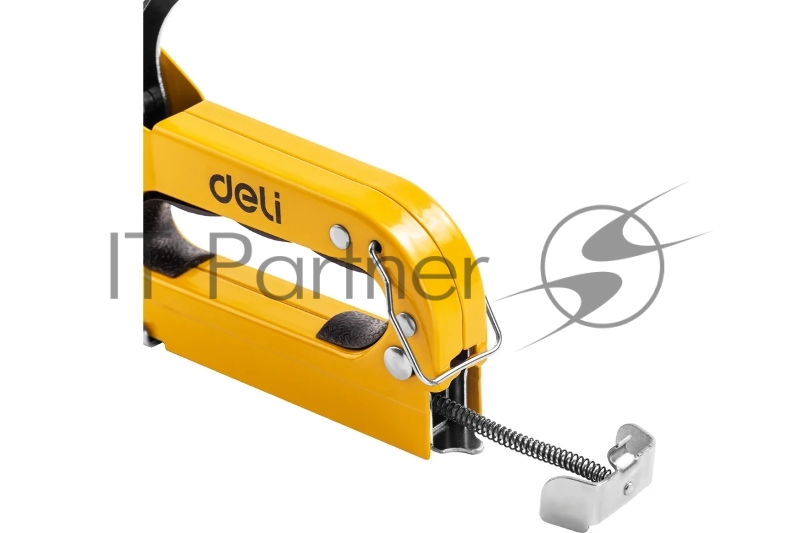 Мебельный степлер Deli DL238104 с набором скоб Набор: 2000шт дверные гвозди. 2000шт Т-гвозди. 2000шт U-гвозди.