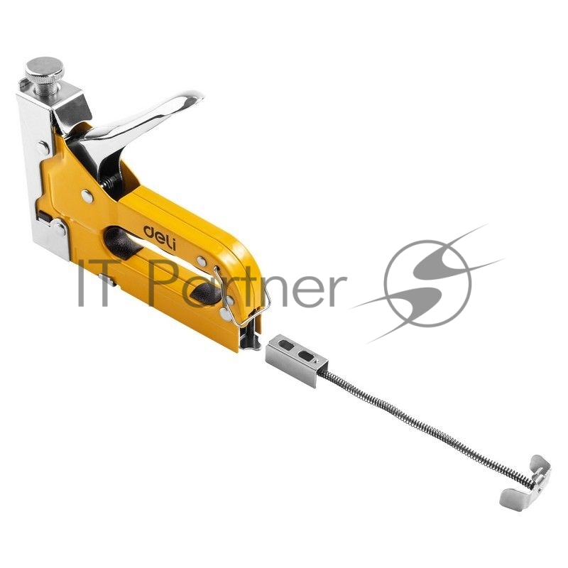 Мебельный степлер Deli DL238105 с набором скоб + антистеплер Набор: 2000шт дверные гвозди. 2000шт Т-гвозди. 2000шт U-гвозди. 1шт скобоудалитель.