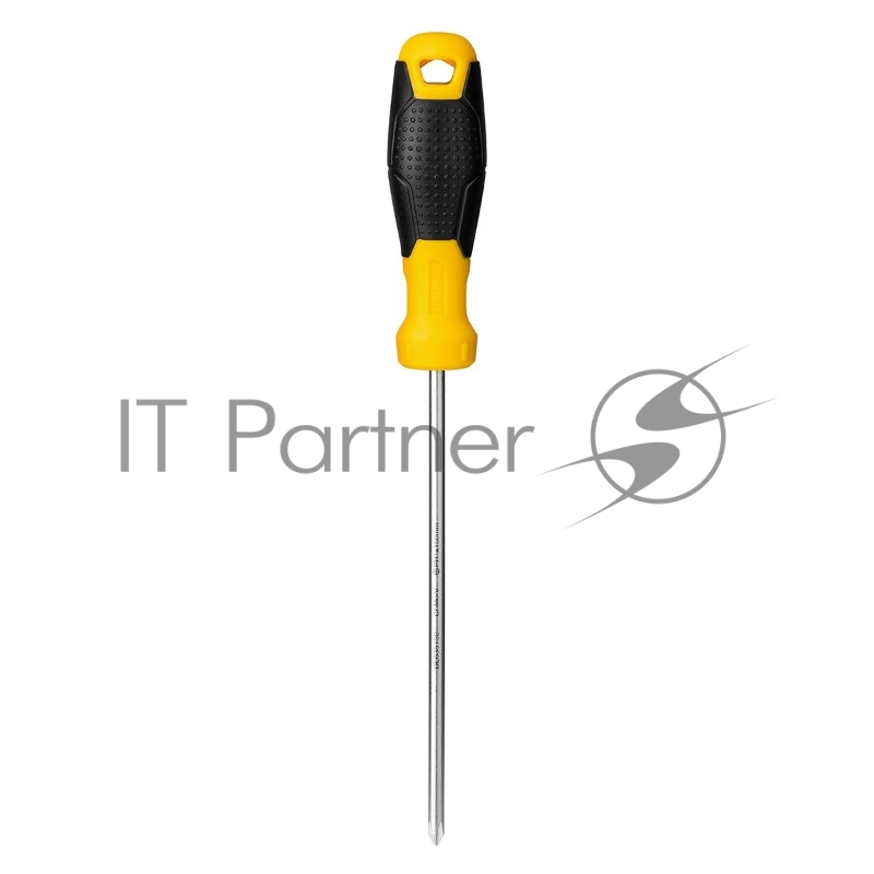 Крестовая отвертка Deli DL635150 PH1x150мм Материал: CR-V. Двухкомпонентная ручка. Хромированная.