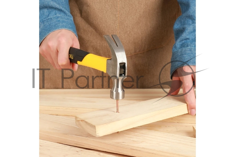 Молоток-гвоздодер Deli DL5001 250 гр Фибергласовая рукоять.