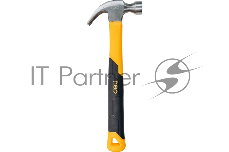 Молоток-гвоздодер Deli DL5001 250 гр Фибергласовая рукоять.