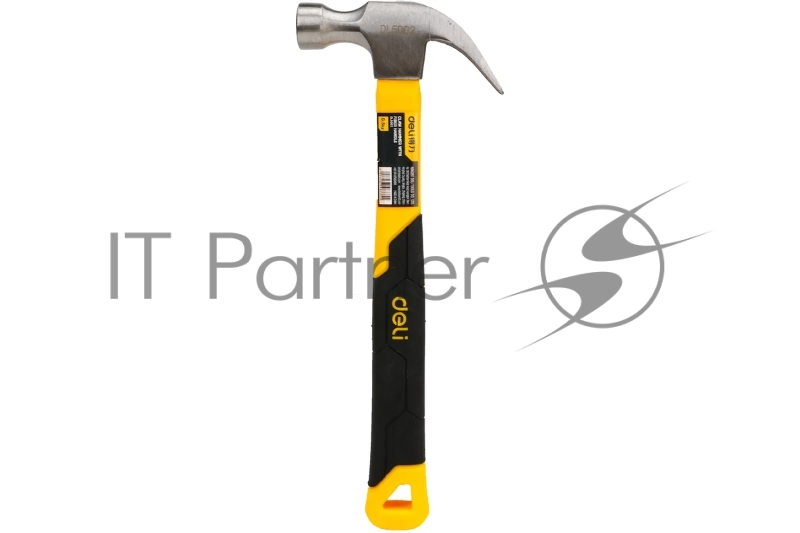 Молоток-гвоздодер Deli DL5002 500 гр Фибергласовая рукоять.