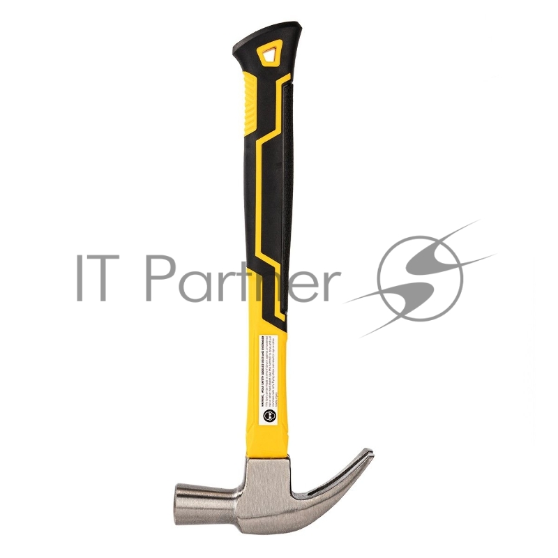 Молоток-гвоздодер Deli DL5027Y 500 гр Фибергласовая рукоять.