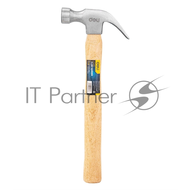Молоток-гвоздодер Deli DL5250 500 гр Технические характеристики: 500 г. Длина: 330 мм. Деревянная рукоять.