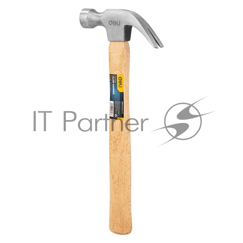Молоток-гвоздодер Deli DL5250 500 гр Технические характеристики: 500 г. Длина: 330 мм. Деревянная рукоять.