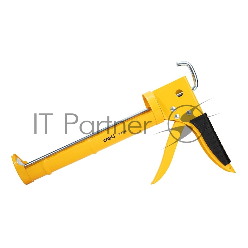 Пистолет для герметика Deli DL2350 Размер: 9 дюймов/230 мм. Сталь А3. Угол поворота 360.