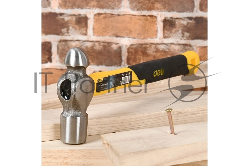 Рихтовочный молоток Deli DL443016 450 гр Фибергласовая рукоять.