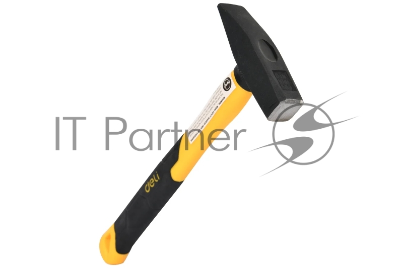 Слесарный молоток Deli DL442003 300 гр Фибергласовая рукоять.