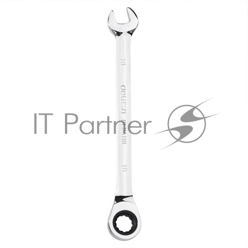 Набор комбинированных ключей с трещоткой 8 шт Deli DL140108T Спецификация: 8,10,12,13,14,15,17,19мм. Сталь 40 Cr. Трещётка 50BV30 72Т.