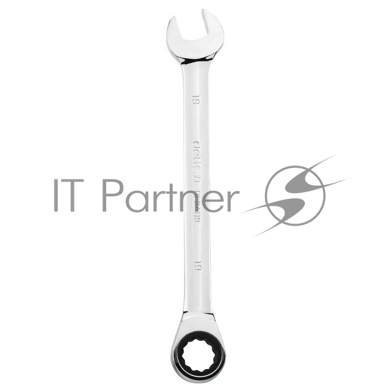 Набор комбинированных ключей с трещоткой 8 шт Deli DL140108T Спецификация: 8,10,12,13,14,15,17,19мм. Сталь 40 Cr. Трещётка 50BV30 72Т.