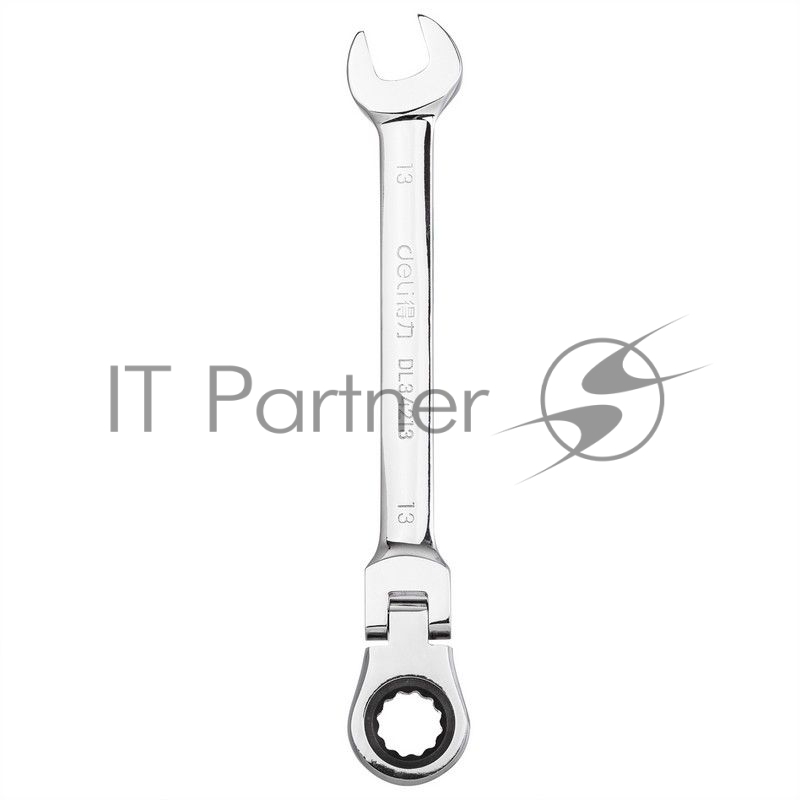 Набор комбинированных шарнирных ключей с трещоткой 8 шт Deli DL140208T Спецификация: 8,10,12,13,14,15,17,19мм. Сталь 40 Cr. Трещётка 50BV30 72Т.