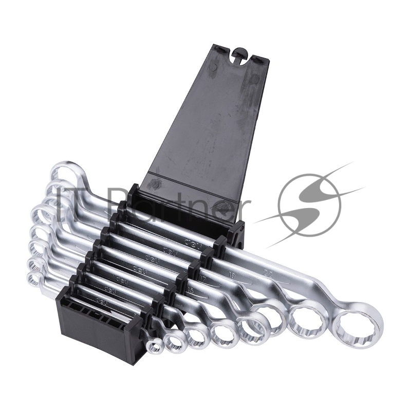 Набор накидных изогнутых гаечных ключей 8 шт Deli DL150008A Спецификация: 6x7мм, 8x9мм, 10x11мм, 12x13мм, 14x15мм, 16x17мм, 18x19мм, 20x22мм. Матовая хромированная поверхность. Пластиковая упаковка.