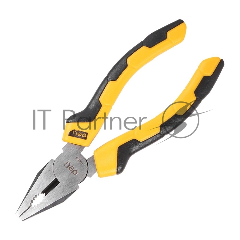 Комбинированные плоскогубцы Deli DL2006 6 Размер: 6 дюймов. Высококачественная углеродистая сталь. Двухкомпонентная ручка.