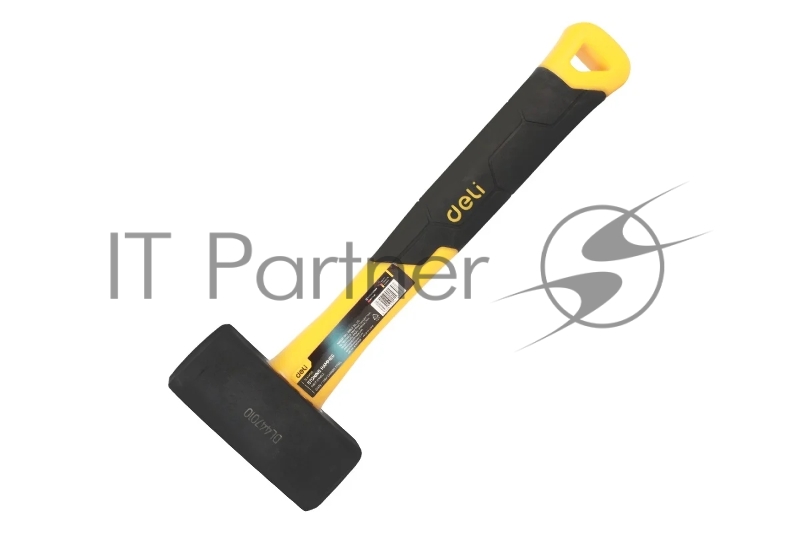 Кувалда Deli DL447010 1000 гр Фибергласовая рукоять.