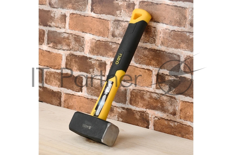 Кувалда Deli DL447010 1000 гр Фибергласовая рукоять.