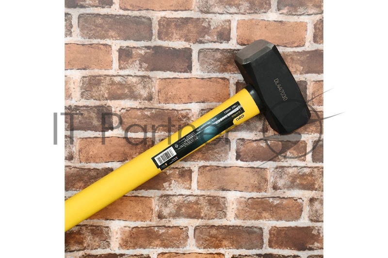 Кувалда Deli DL447030 3000 гр Фибергласовая рукоять.