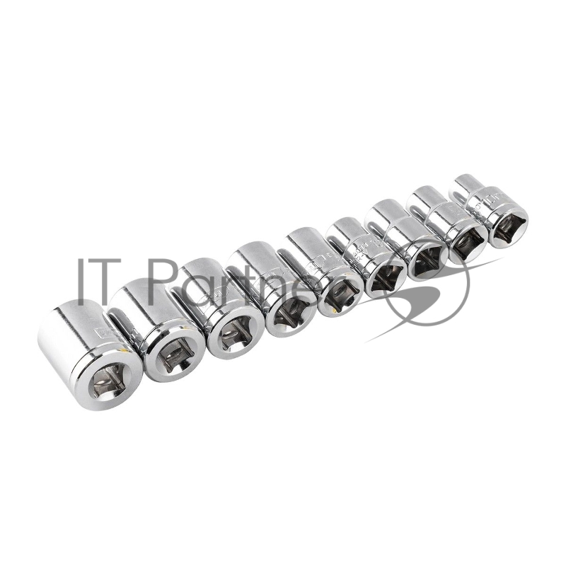 Набор торцевых ключей 10 шт Deli DL2010T Материал: 50BV30. Набор инструментов из 10 шт.:Головка серии 12,5 мм, 9 шт. (10, 12, 13, 14, 17, 19, 21, 22, 24 мм). Металлический кейс.